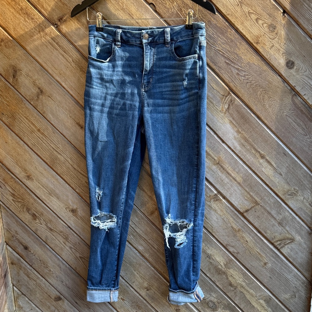 American Eagle Outfitters next level stretch curvy high rise jegging crop 8 tall